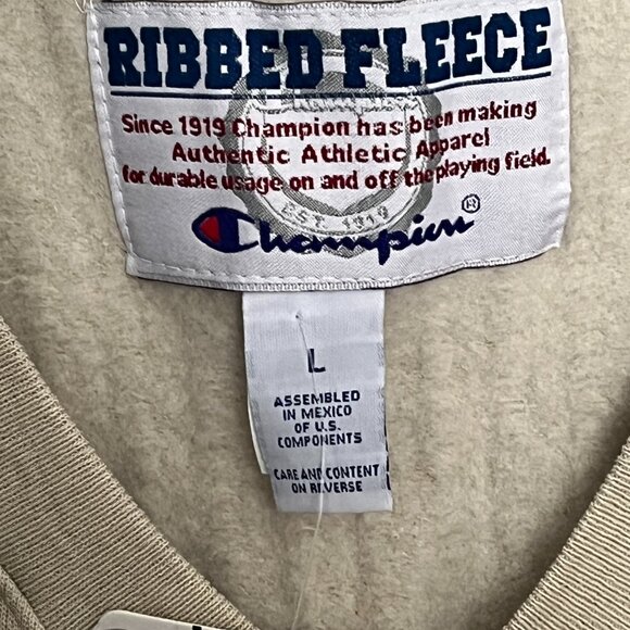 Champion Throwback Men's Washington Redskins NFL Sweater Ribbed Golf Vest - Sz L - Picture 6 of 11